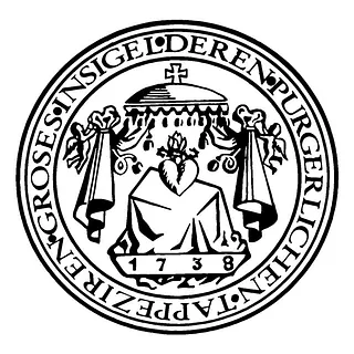 GROSES INSIGEL DEREN PURGERLICHEN TAPPEZIREN LOGO